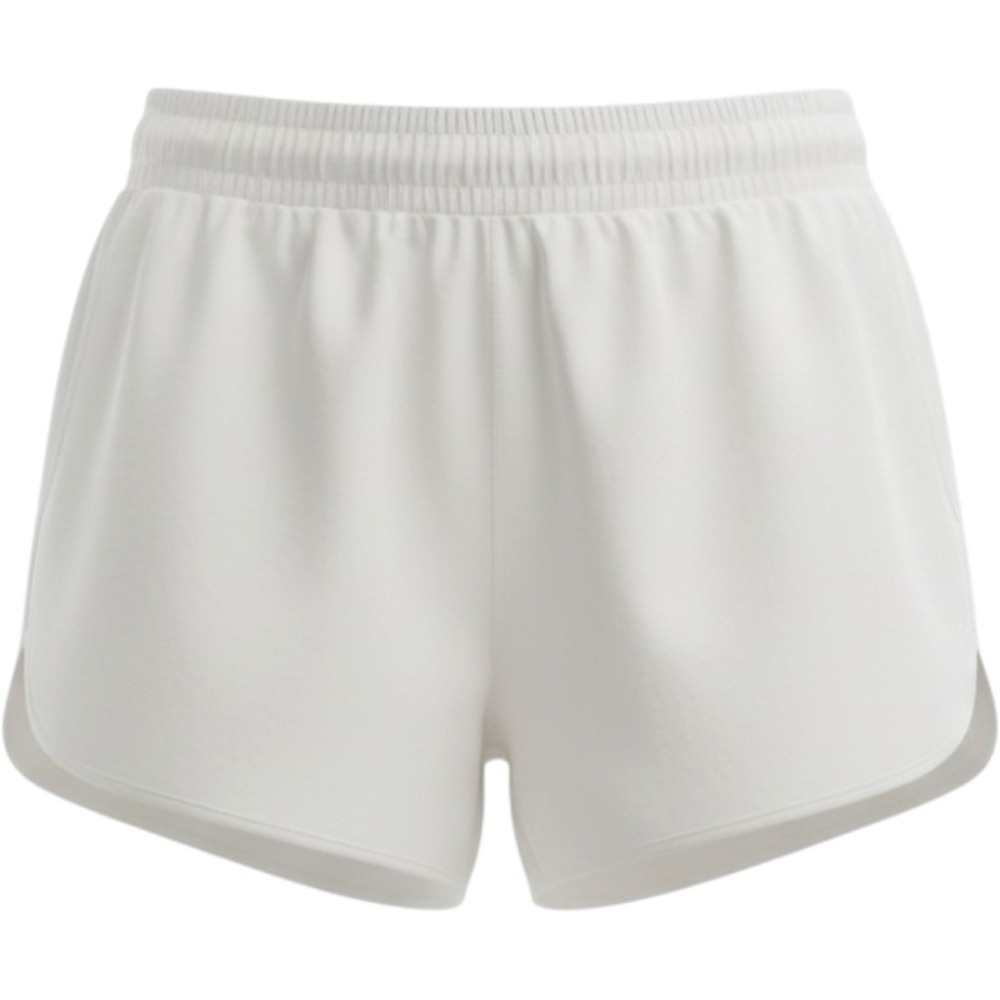All in Motion 3.5" High Rise Soft-Stretch Shorts Size 1X Cream/Ivory 214 02 6744